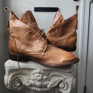 Silent D Leather Boots Whiskey